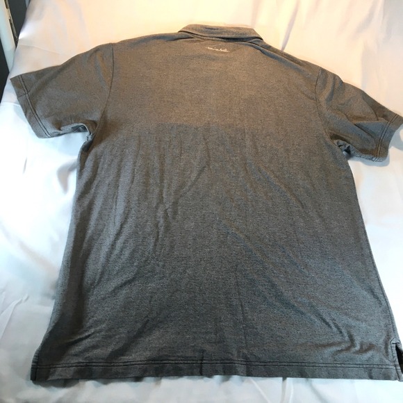 TravisMathew Polo‎ Shirt Moisture Wicking Golf Casual Gray XL - Picture 3 of 7